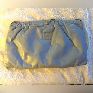 Anne Klein for Calderon Vintage Gray Leather Purse